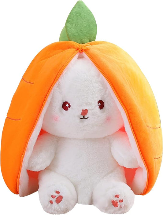 Reversible Carrot Bunny Cuddly Toy
