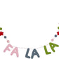 FALALA decorative felt Christmas garland