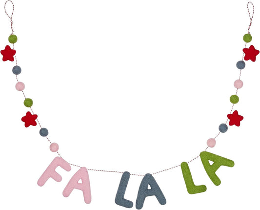 FALALA decorative felt Christmas garland