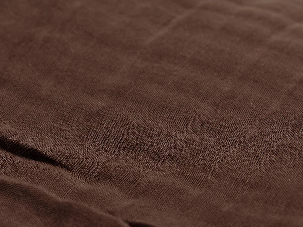 Blanket Wrinkled Cotton - Chestnut