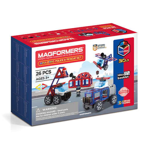 Magformers Amazing Police and Rescue Set