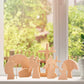 Easter Nativity Scene Wooden Decoration Set