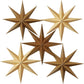 Paper Star Decorations, Set of 5, 30cm - various designs