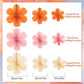 Pack of 9 Paper Fan Flowers