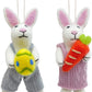 Easter Bunny Couple pendant, 15 cm