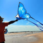 Vibrant Butterfly Kite - Blue