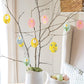 Pack of 6 Mini Felt Embroidered Easter Eggs
