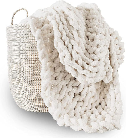 Children's Chenile Chunky knit blanket