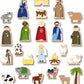 Wooden Nativity Advent Calendar with Carry Play-Case