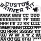 DIY Letter Garland Gold Letter Garland Alphabet Banner