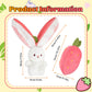 Reversible Strawberry Bunny Cuddly Toy