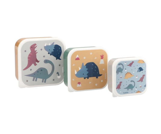 3 Dinos World Lunch Boxes