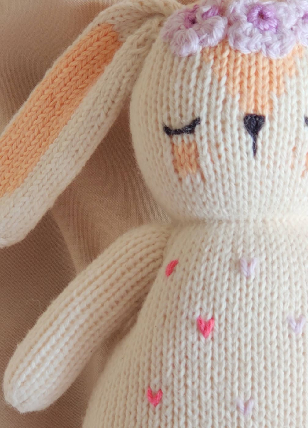 Rattle Comforter Handmade, Bunny