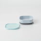Snack bowl with silicone lid 3-pack (Aqua/Grey/Keylime)