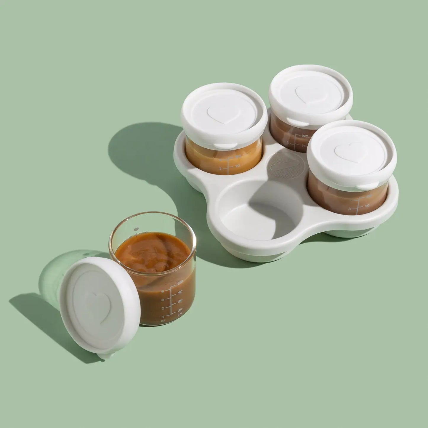 Food Storage Glass Jars (Pack of Four)