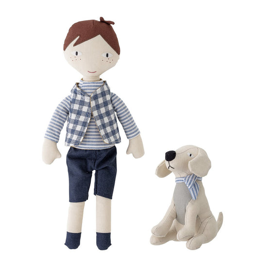 Hilbert Doll, Blue, Linen