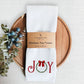Christmas Dish Towel - Joy | Kitchen Towel