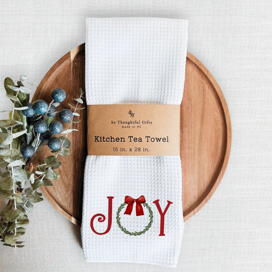 Christmas Dish Towel - Joy | Kitchen Towel