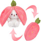 Reversible Strawberry Bunny Cuddly Toy