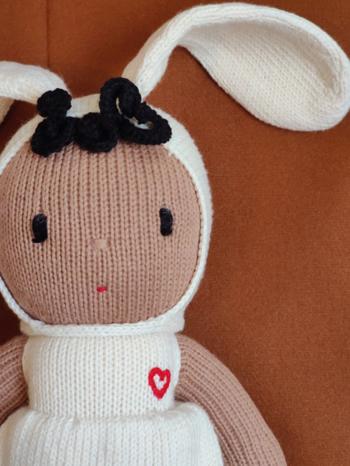 Canela, Handmade Mixed Race Soft Toy