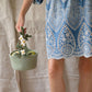 Easter felt basket with flowers
