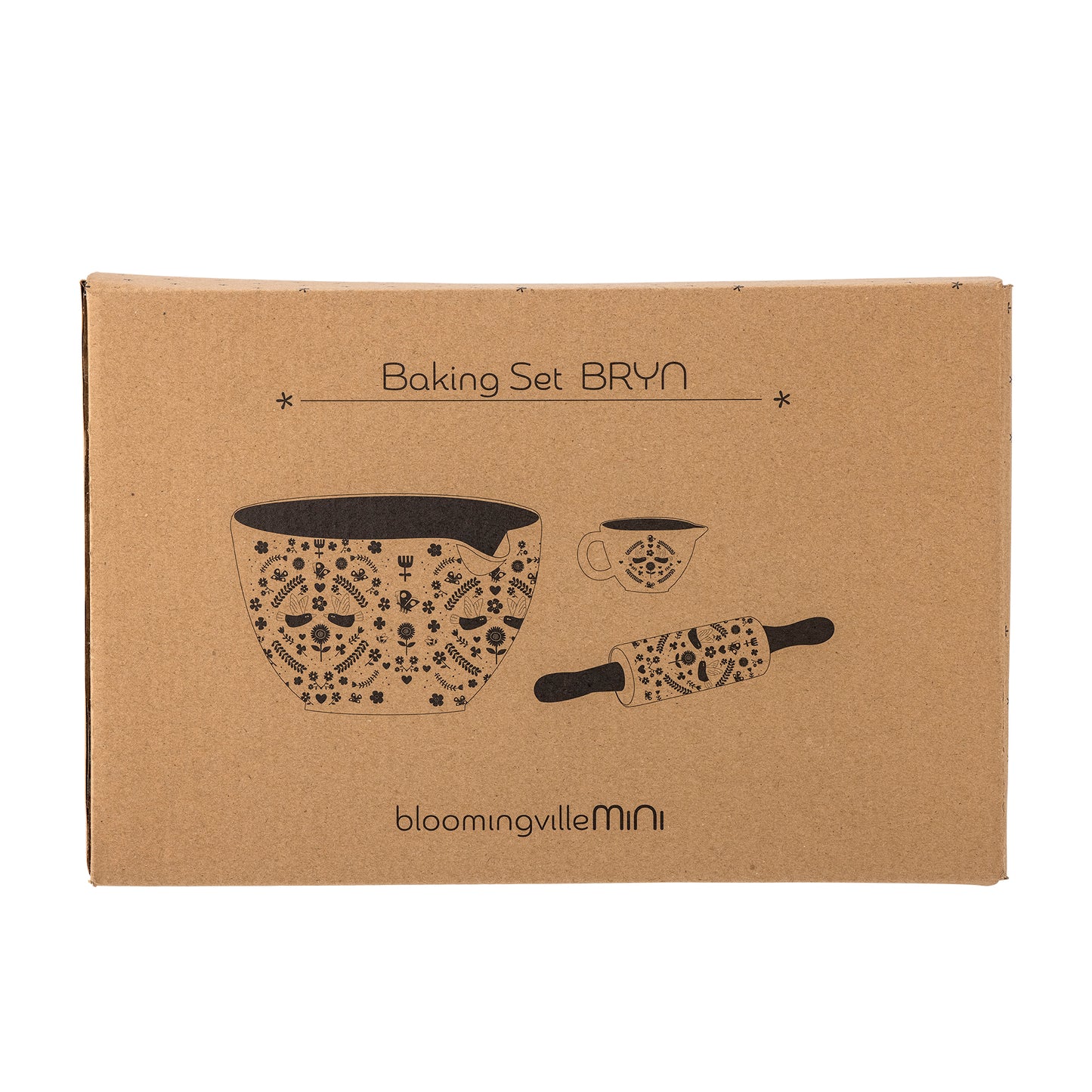 Bryn Baking Set, Brown, Stoneware