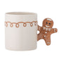 Ginnie the Gingerbread Mug, Brown, Stoneware