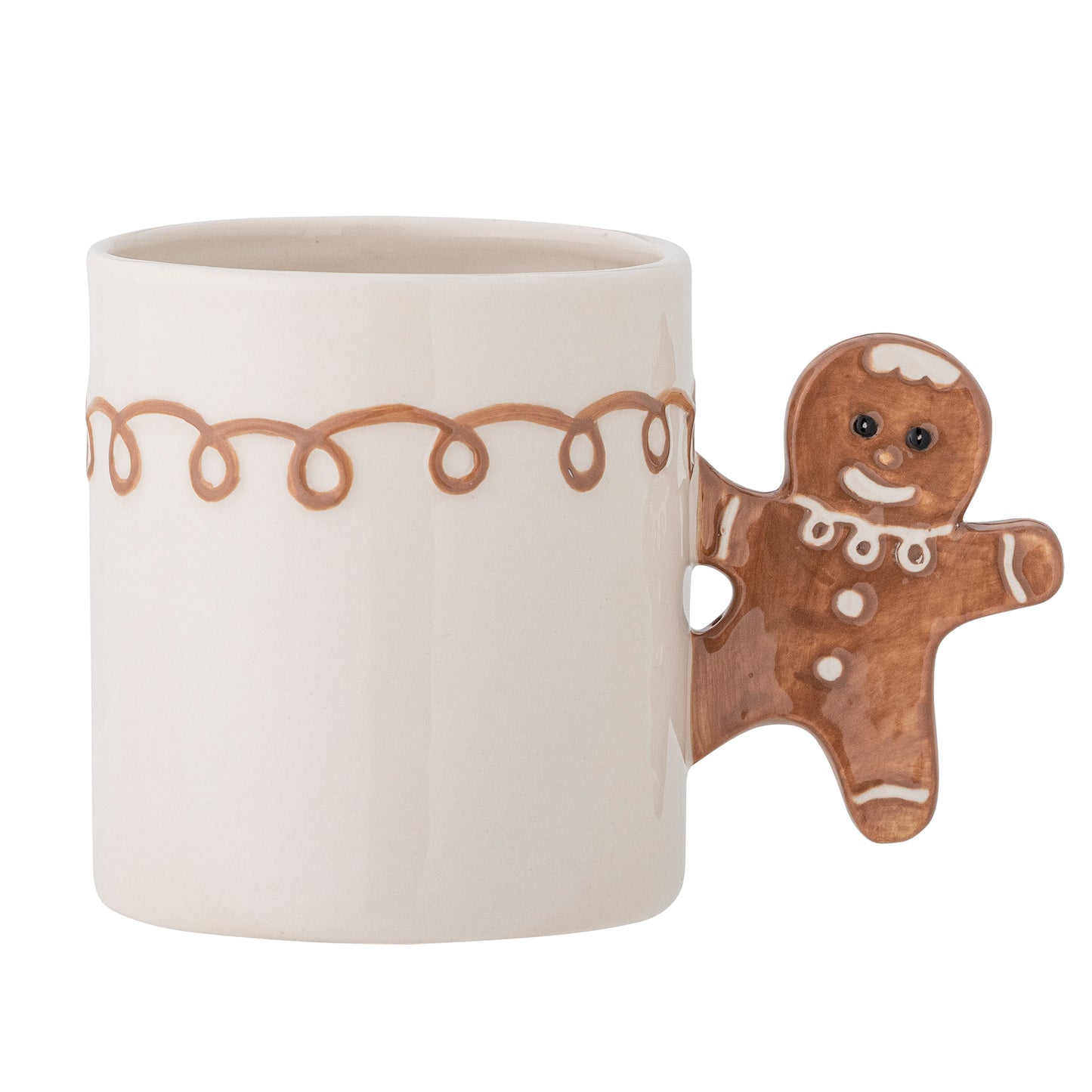 Ginnie the Gingerbread Mug, Brown, Stoneware