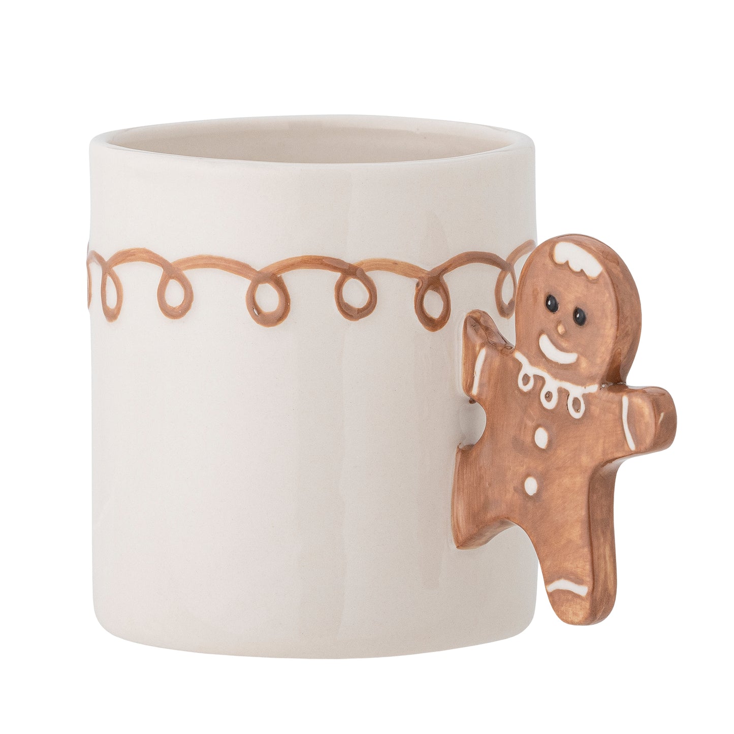 Ginnie the Gingerbread Mug, Brown, Stoneware