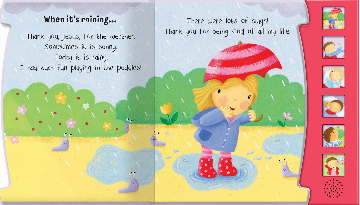 My Day By Day Prayers - Children's 6 Button Sound Book