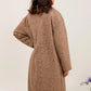 Knitwear Collection WS25 - Long Coat - soft-touch textured boucle