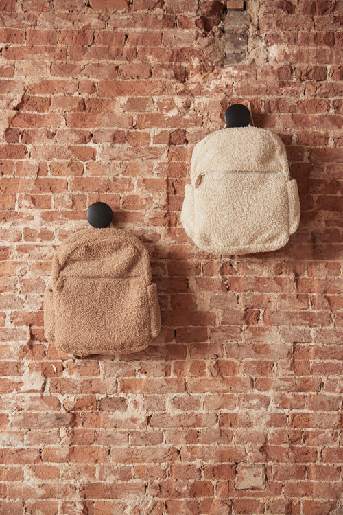Diaper Bag Backpack Boucle - Naturel