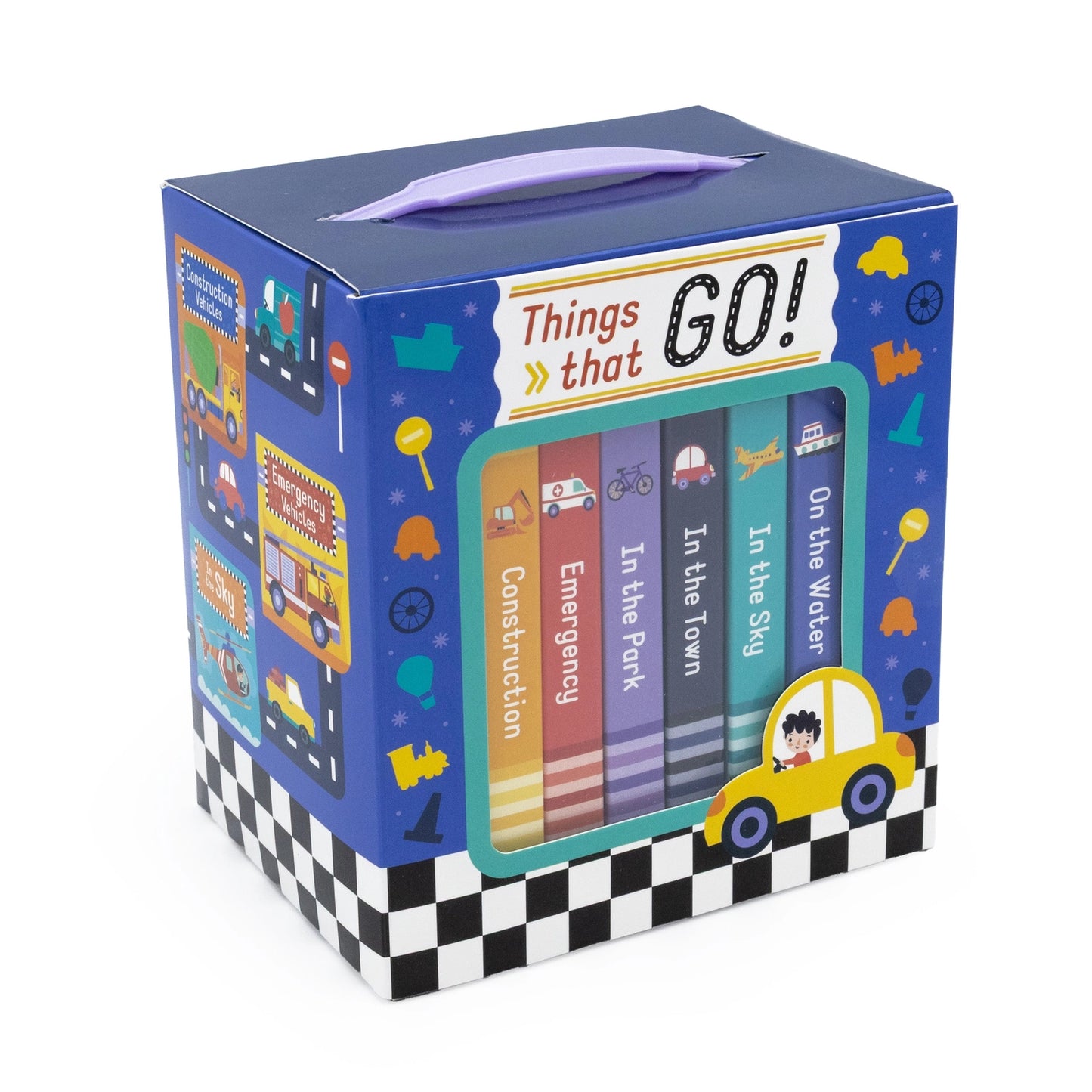 Things That Go – Box Set of 6 Mini Board Books - Baby & Toddler Vehicle Set