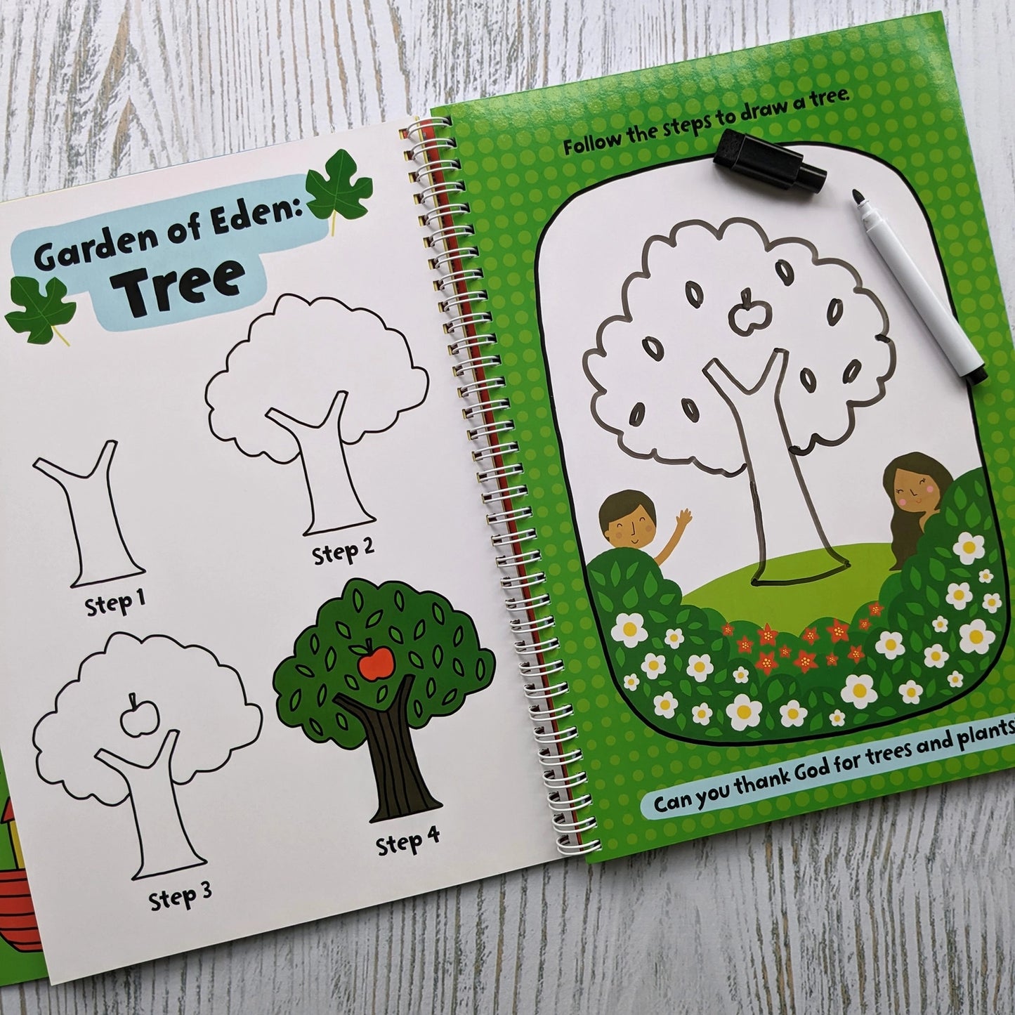 Learn To Draw Bible Stories - Wipe Clean Book