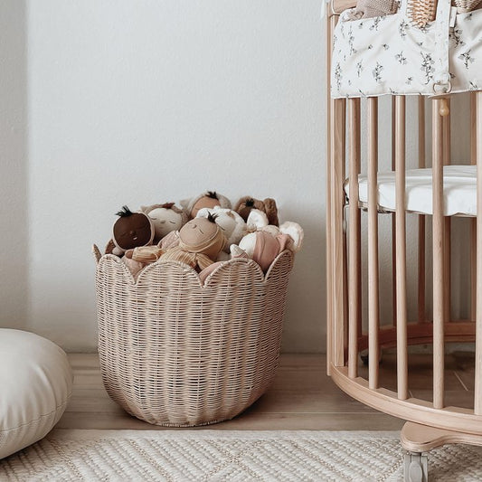 Rattan Tulip Basket