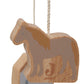 Wooden Baby Mobile Farm - Biscuit/Ivory