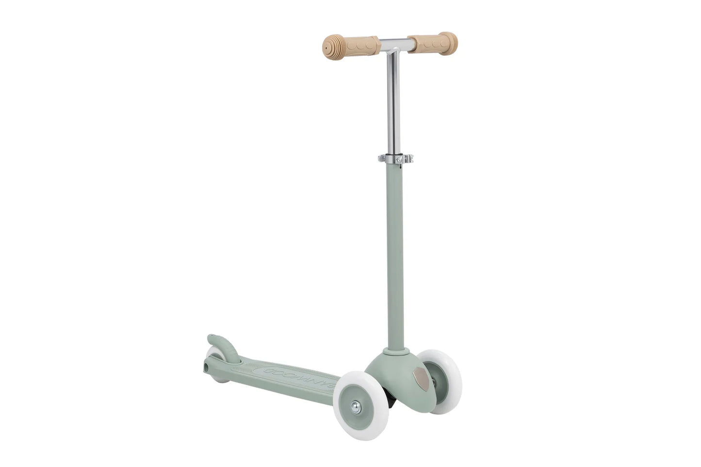 Eco Scooter with Pin & Ride basket- Clay