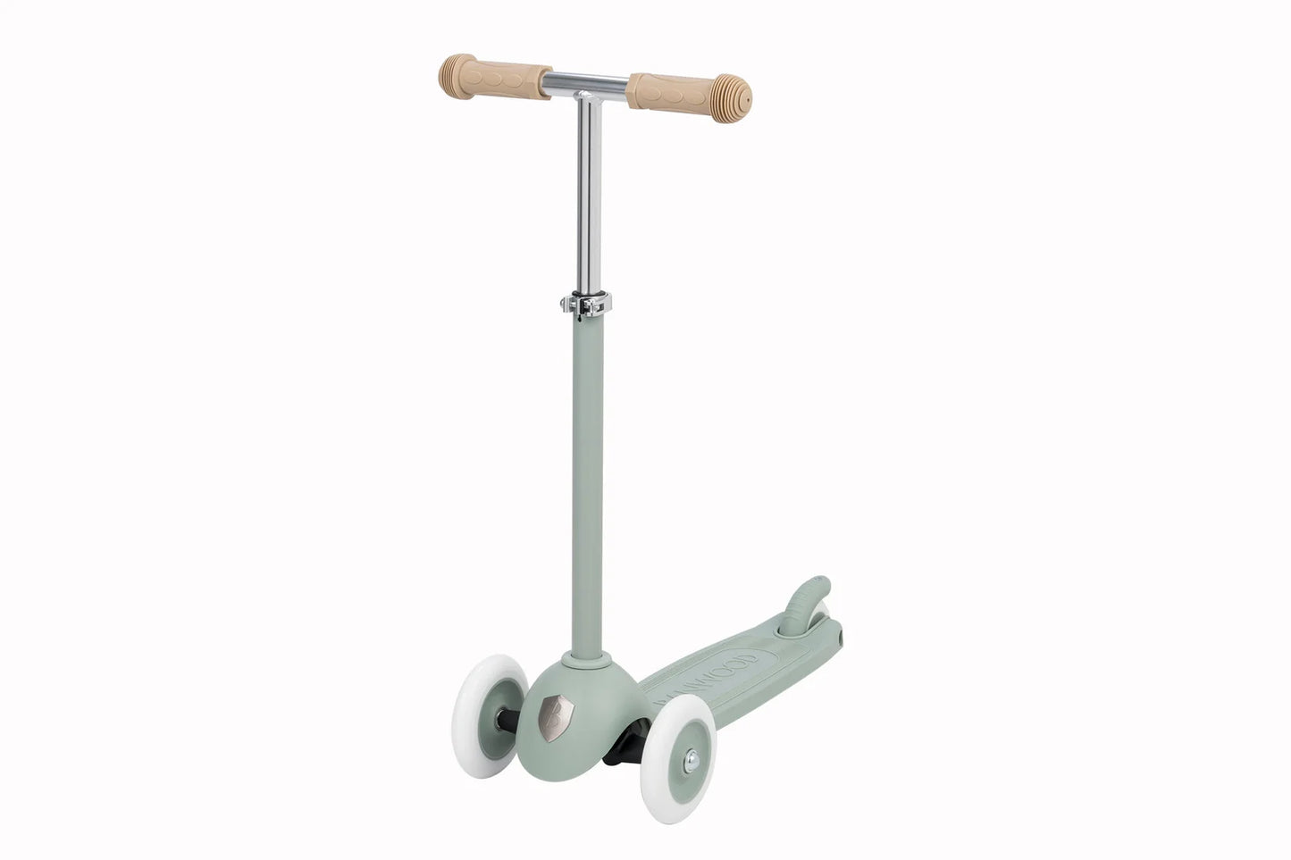 Eco Scooter with Pin & Ride basket- Clay
