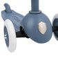 Eco Scooter with pin & Ride basket - Deep Sea