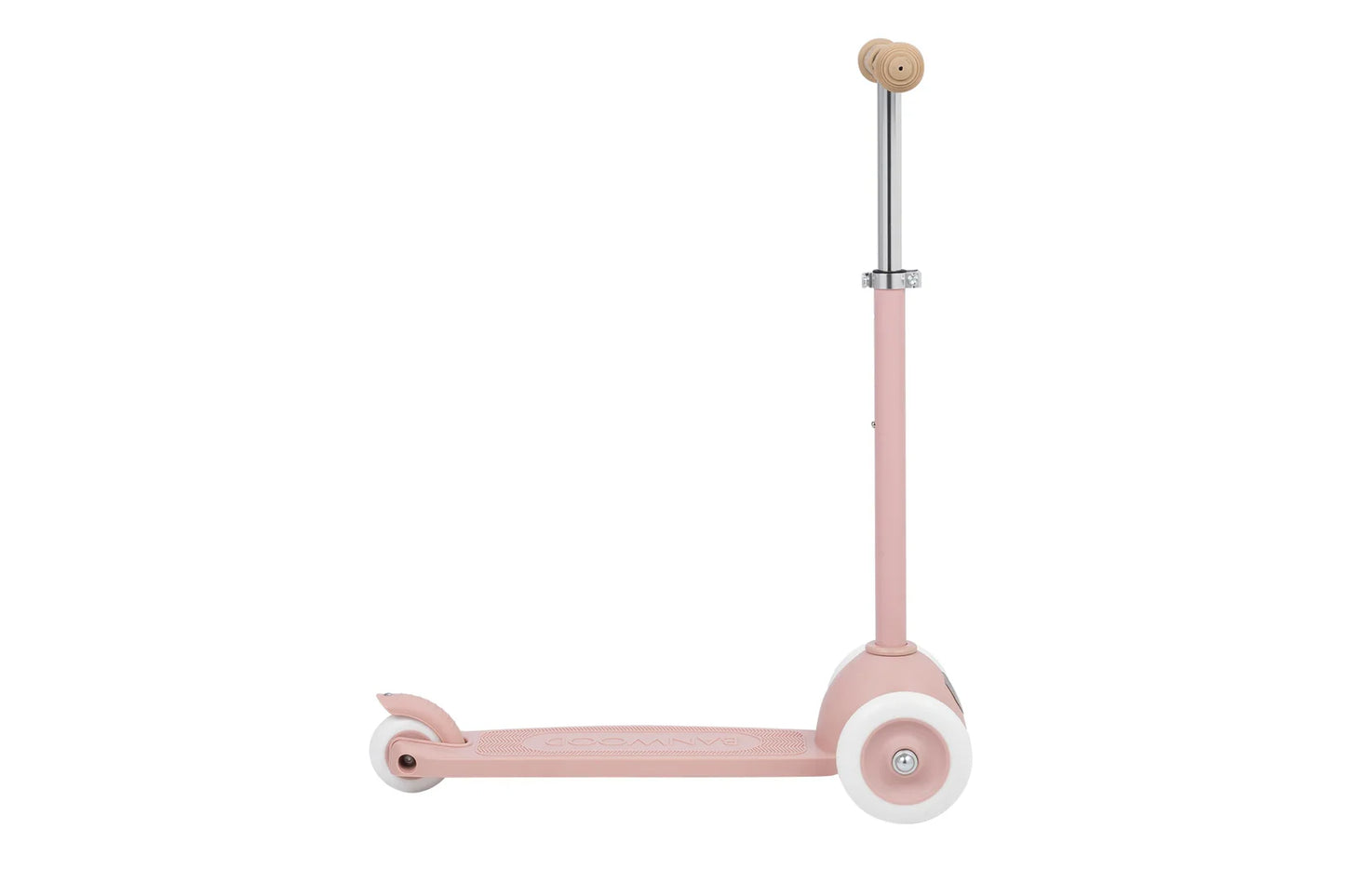 Eco Scooter with Pin & Ride basket - Dusty Rose