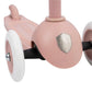 Eco Scooter with Pin & Ride basket - Dusty Rose