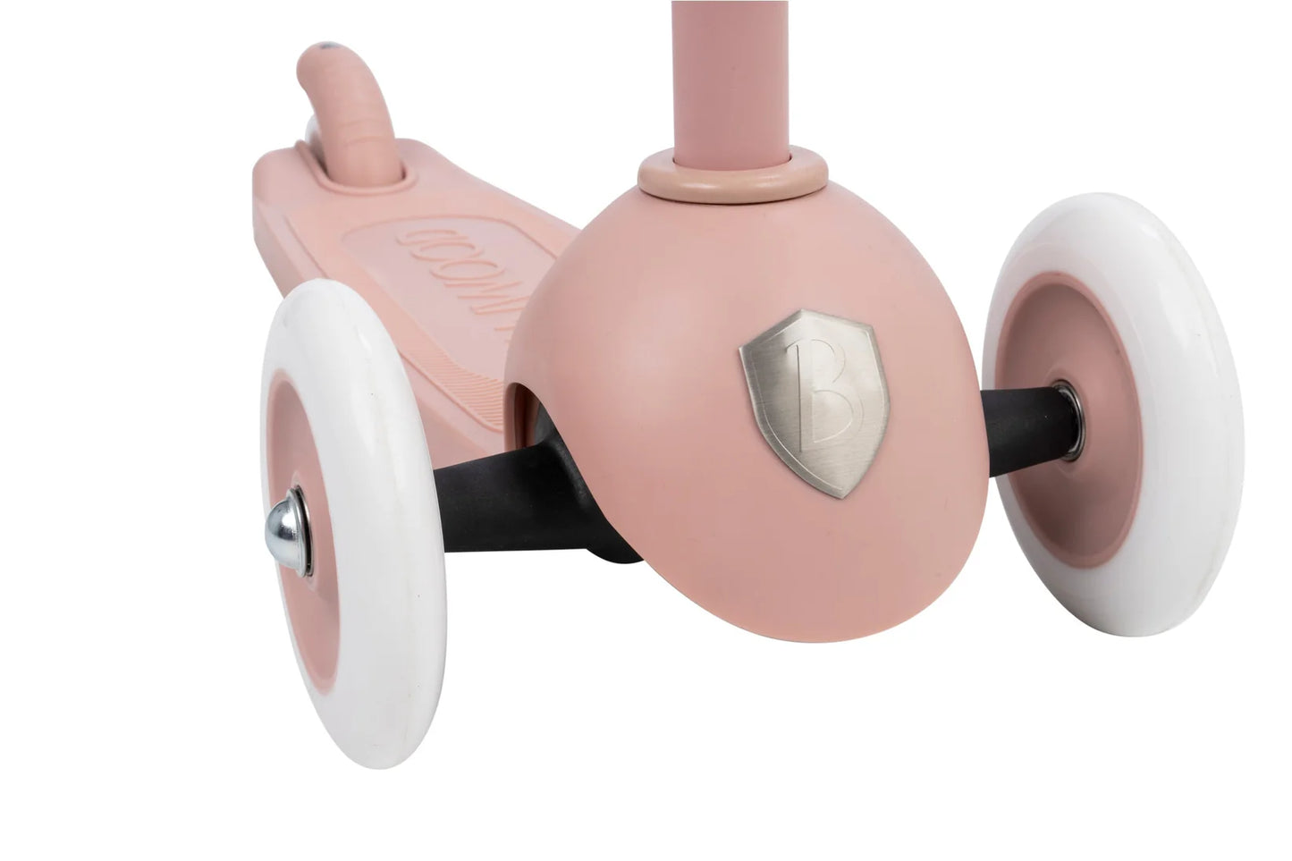 Eco Scooter with Pin & Ride basket - Dusty Rose
