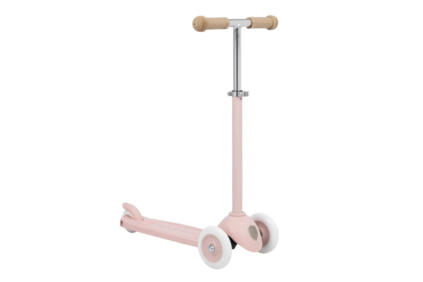 Eco Scooter with Pin & Ride basket - Faded Pink