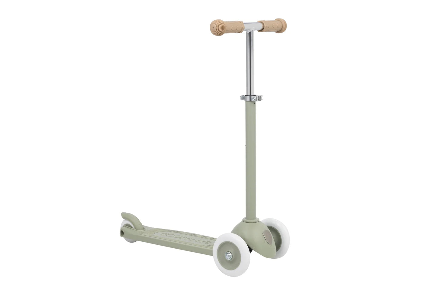 Eco Scooter with Pin & Ride basket - Olive