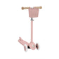 Eco Scooter with Pin & Ride basket - Dusty Rose