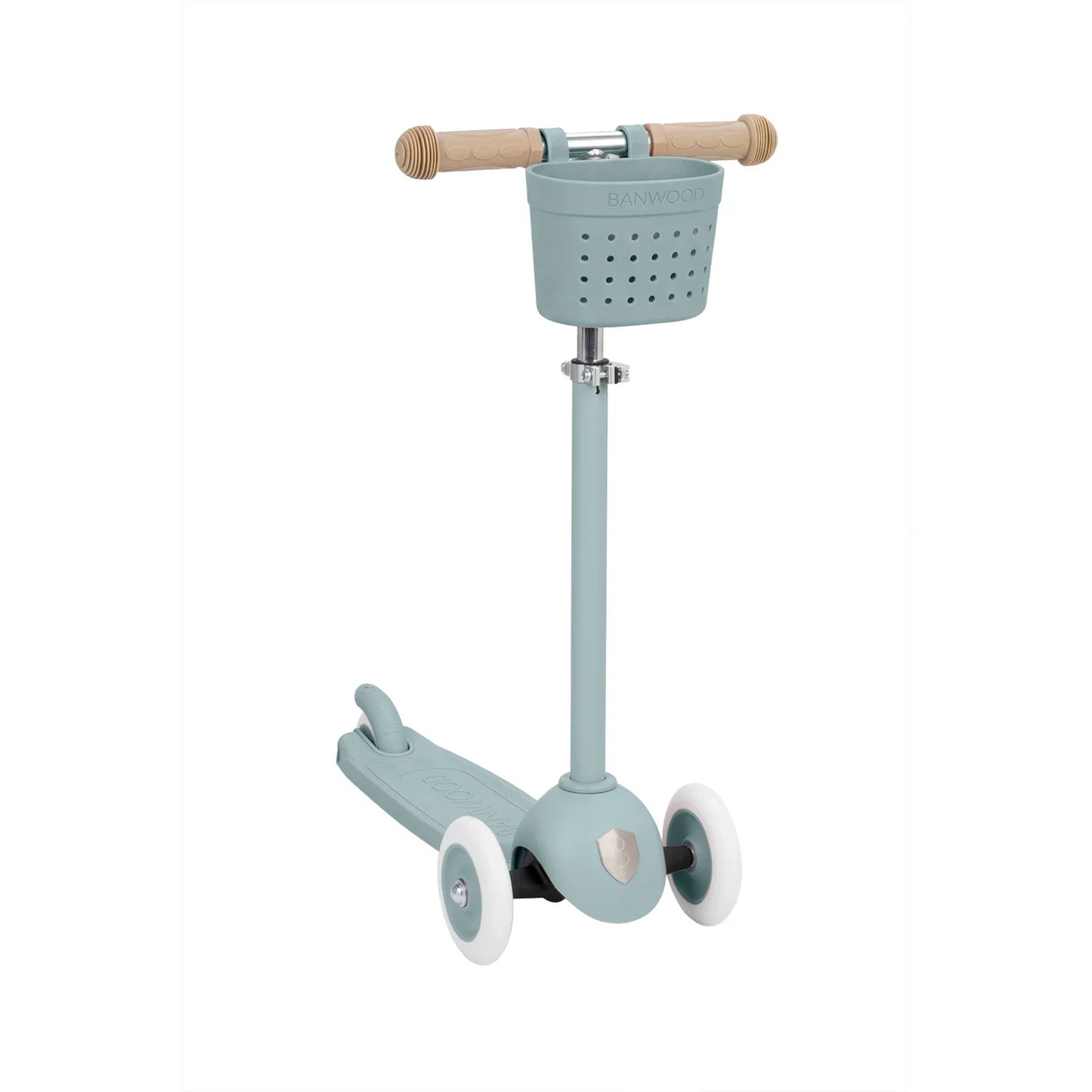 Eco Scooter with Pin & Ride basket - Teal