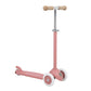 Eco Scooter with Pin & Ride basket - Raspberry