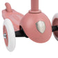 Eco Scooter with Pin & Ride basket - Raspberry