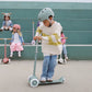 Eco Scooter with Pin & Ride basket- Clay