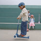 Eco Scooter with pin & Ride basket - Deep Sea